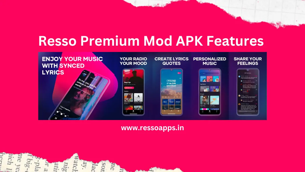 Resso Premium Mod APK Features